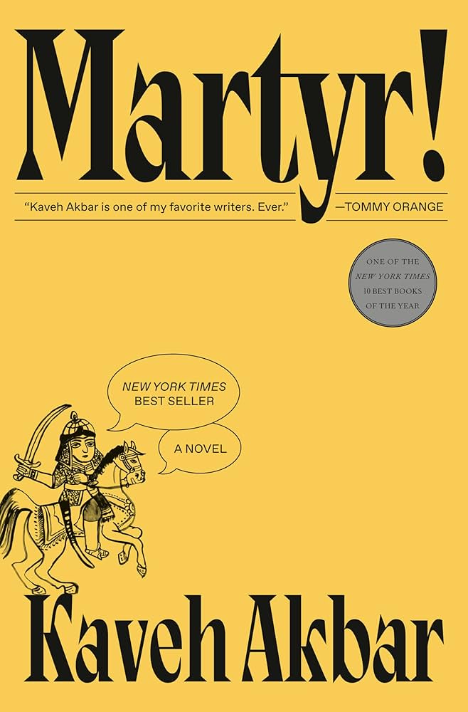 Martyr! by Kaveh Akbar book cover