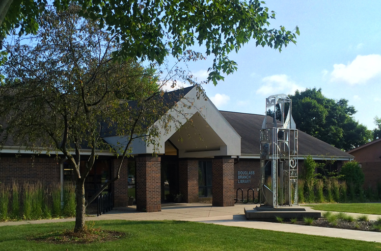 building, statue, library