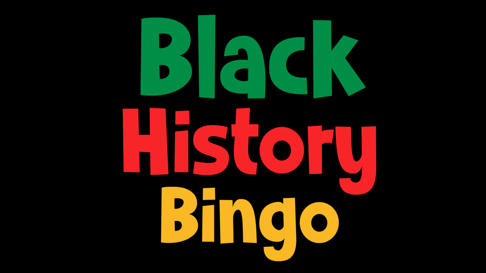 Black History Bingo title